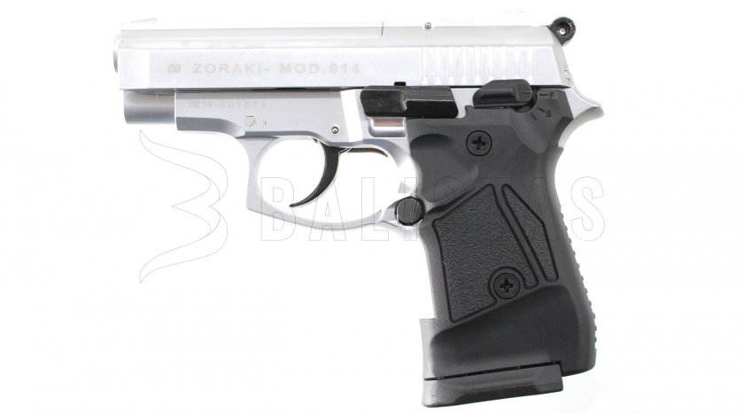 Plynová pistole Atak Zoraki 914 auto nikl cal.9mm