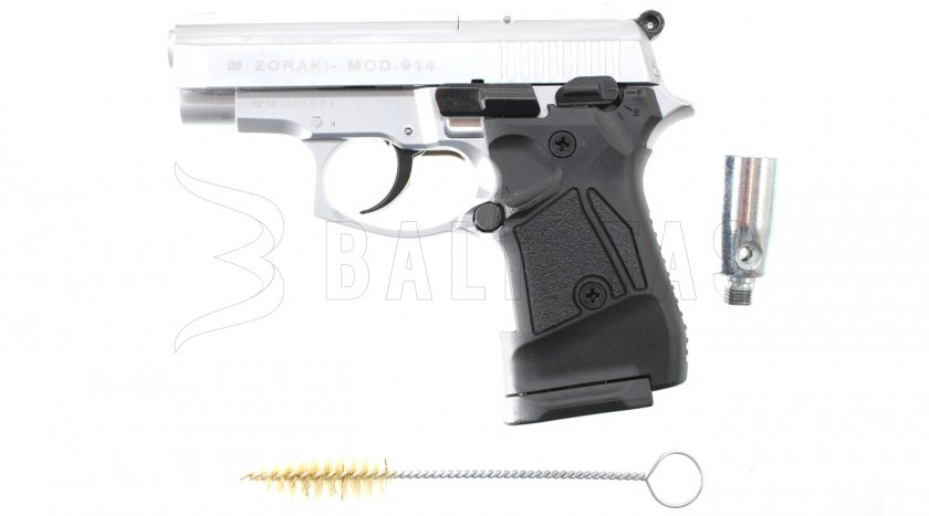 Plynová pistole Atak Zoraki 914 auto nikl cal.9mm