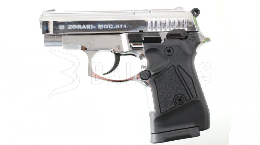 Plynová pistole Atak Zoraki 914 auto steel cal.9mm