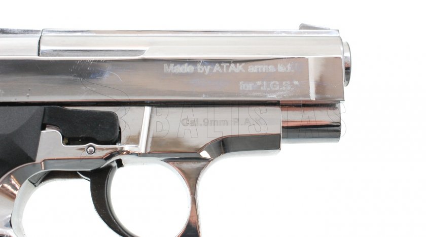 Plynová pistole Atak Zoraki 914 auto steel cal.9mm