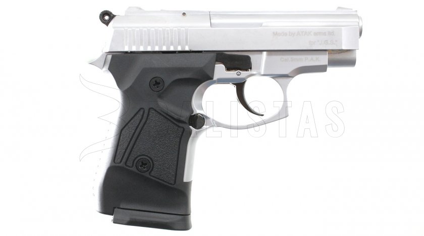 Plynová pistole Atak Zoraki 914 nikl cal.9mm