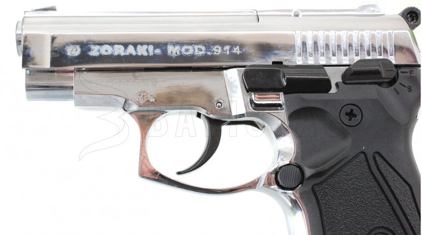 Plynová pistole Atak Zoraki 914 steel cal.9mm