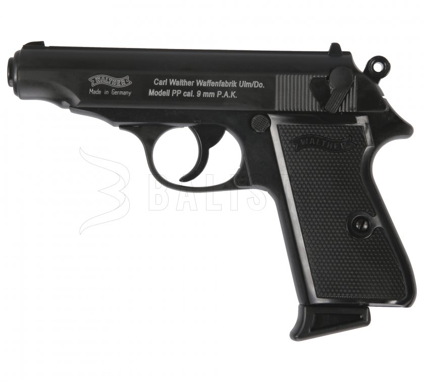 Plynová pistole Umarex Walther PP černá cal.9mm