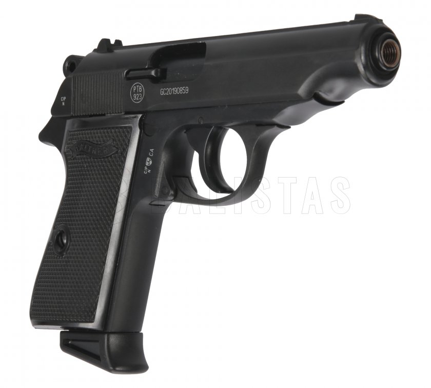 Plynová pistole Umarex Walther PP černá cal.9mm
