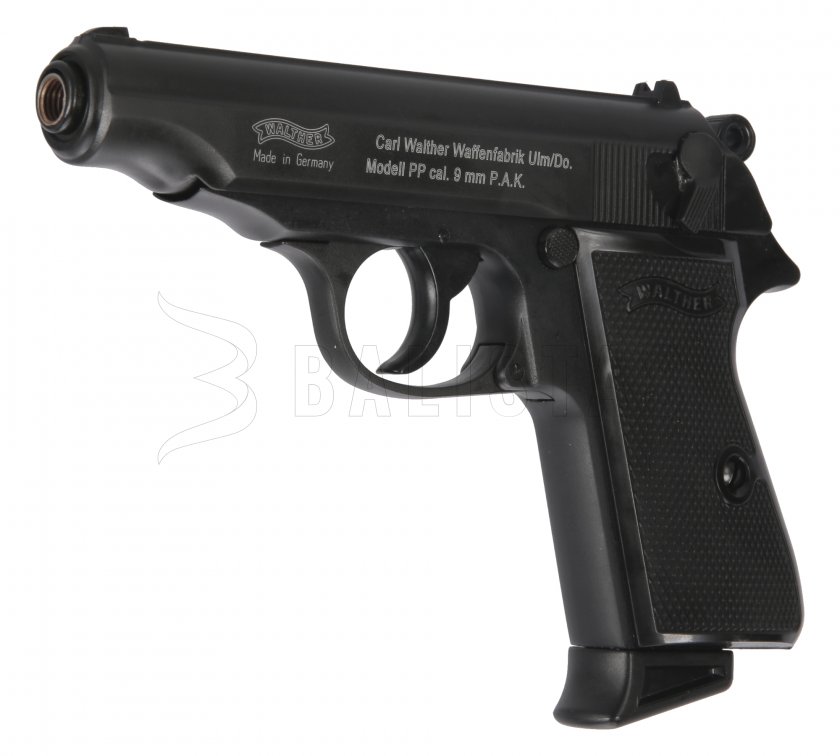 Plynová pistole Umarex Walther PP černá cal.9mm