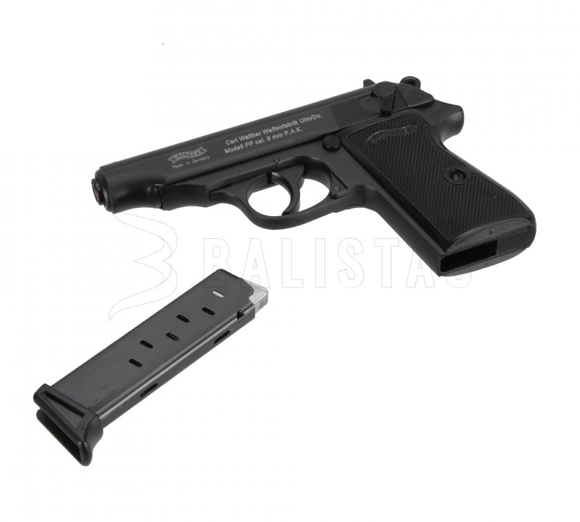 Plynová pistole Umarex Walther PP černá cal.9mm