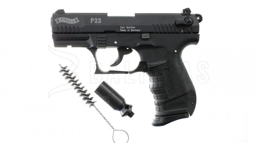 Plynová pistole Umarex Walther P22 černá cal.9mm