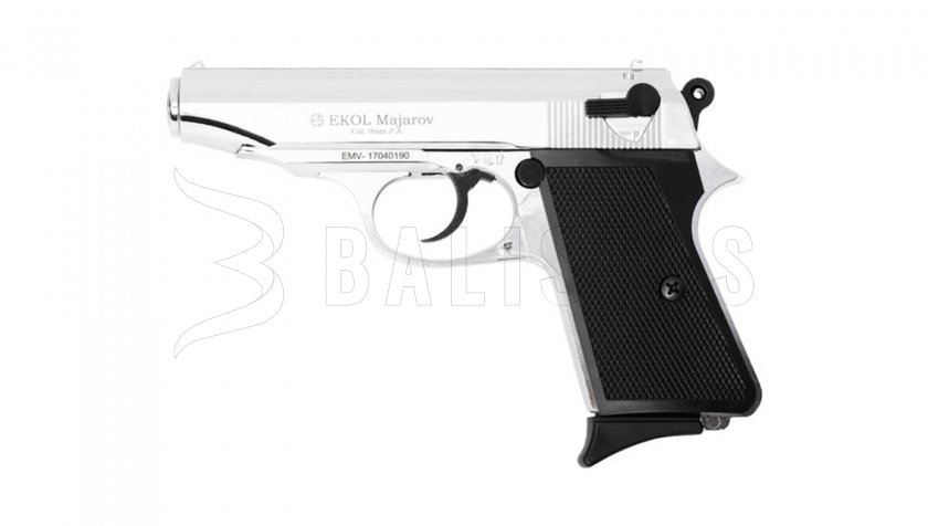Plynová pistole Ekol Majarov Chrom cal. 9mm