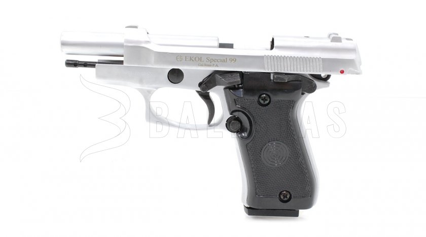 Plynová pistole Ekol Special 99 satén / nikl cal.9mm