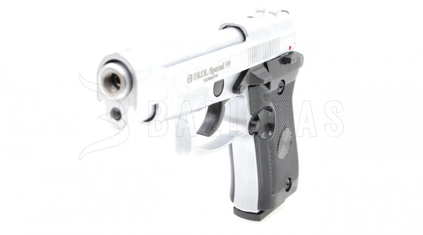 Plynová pistole Ekol Special 99 satén / nikl cal.9mm