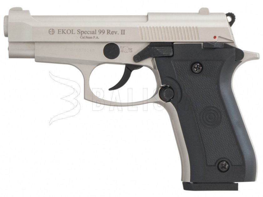 Plynová pistole Ekol Special 99 REV II satén cal.9mm