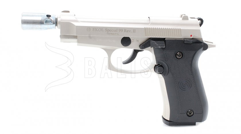 Plynová pistole Ekol Special 99 REV II satén cal.9mm