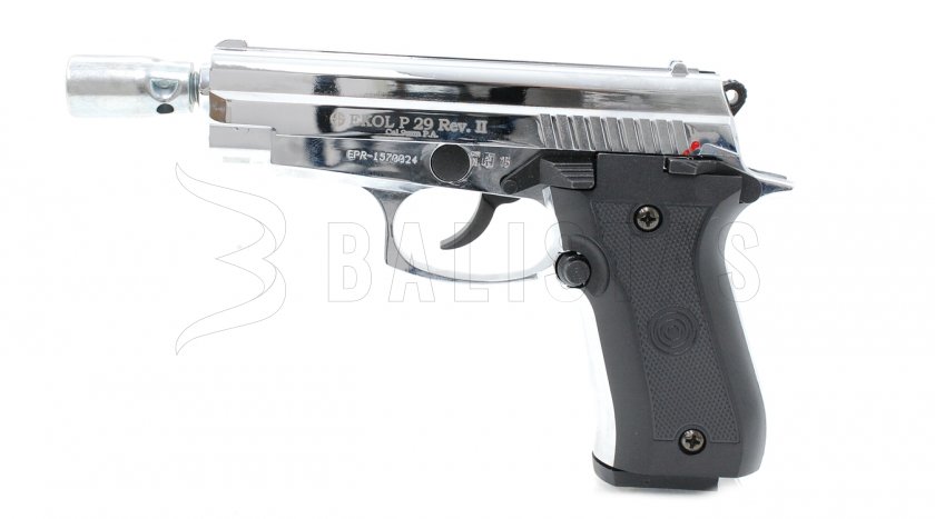Plynová pistole Ekol P29 REV II chrom cal.9mm