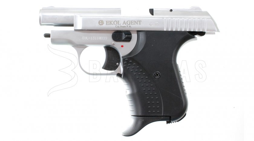 Plynová pistole Ekol Agent nikl cal.9mm