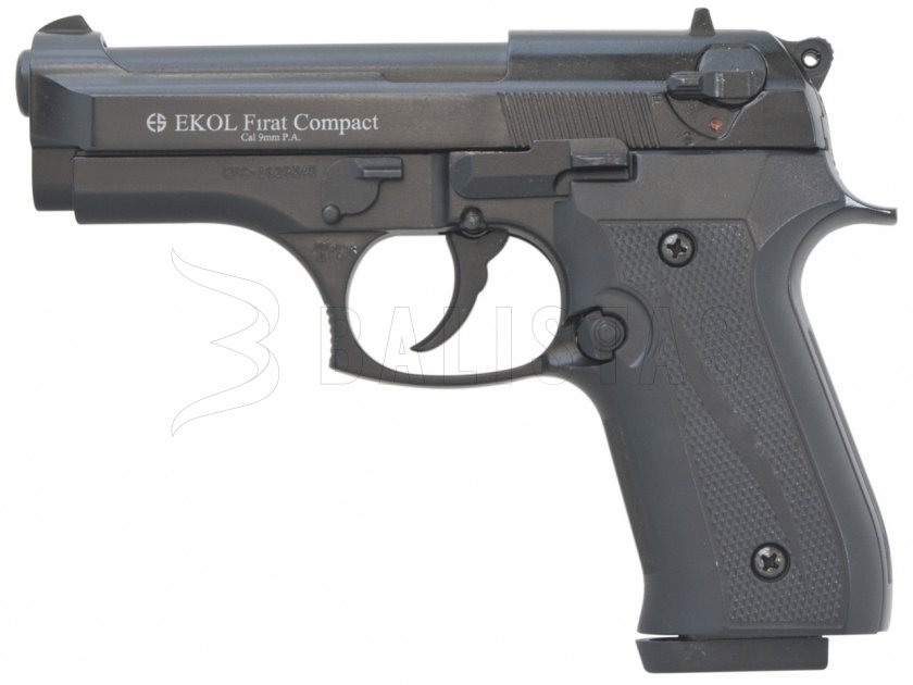 Plynová pistole Ekol Firat Compact černý cal.9mm