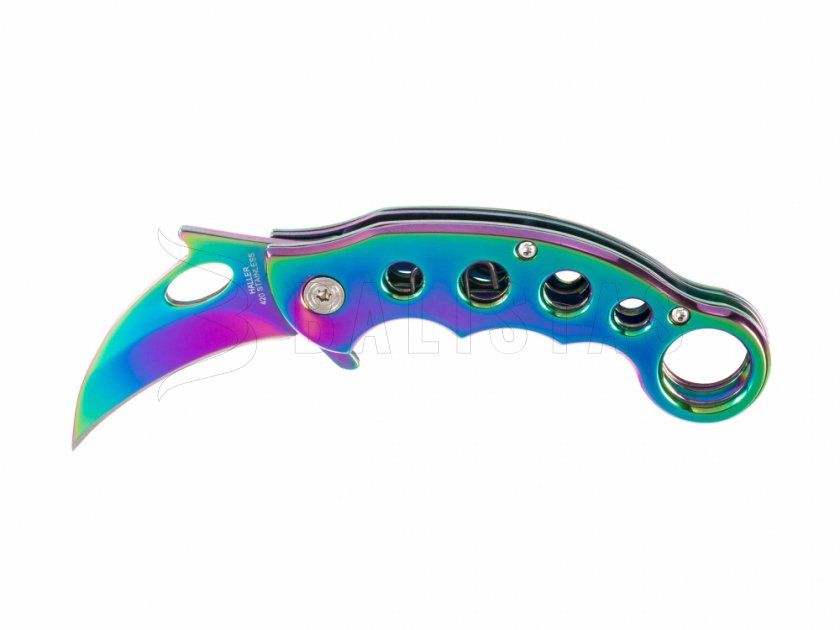 Nůž Karambit Haller 42507 Kovově Lesklý