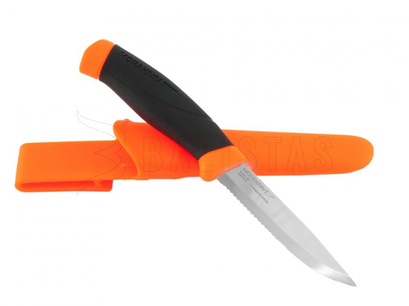Nůž Morakniv Companion F Serrated oranžový zoubkovaný