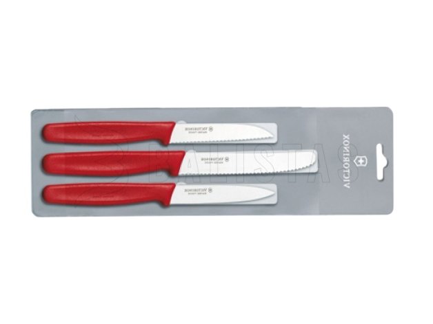 Sada 3 Kuchyňských Nožů Victorinox 5.1111.3 Červené Provedení