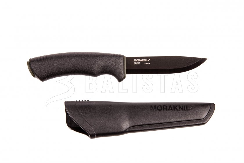 Nůž Morakniv Bushcraft černý bez zoubkování