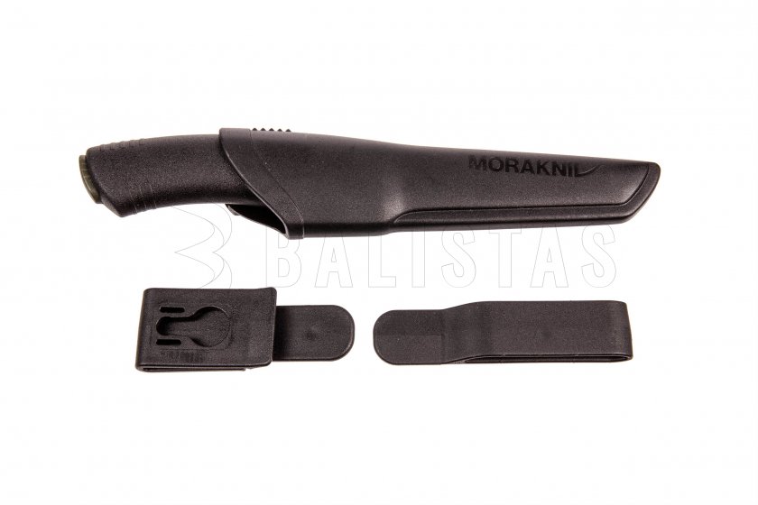 Nůž Morakniv Bushcraft černý bez zoubkování