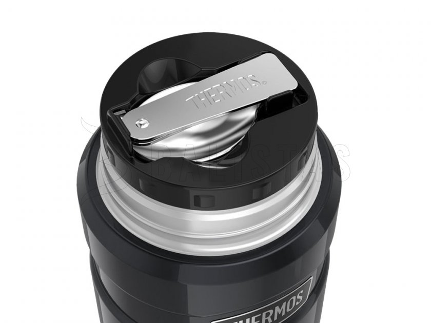 Termoska na jídlo se lžičkou Thermos King 0,47 l grafitová