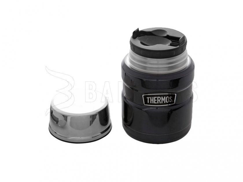 Termoska na jídlo se lžičkou Thermos King 0,47 l grafitová