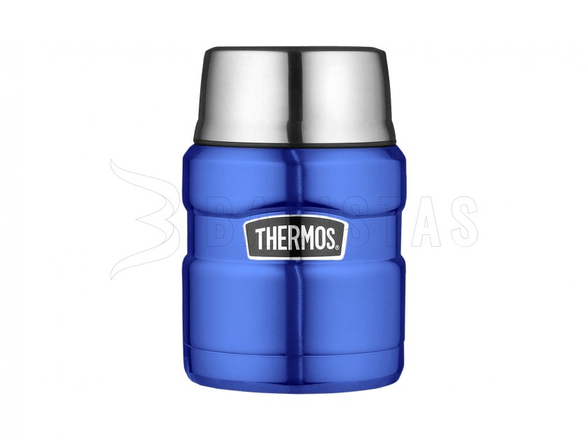 Termoska na jídlo se lžičkou Thermos King 0,47 l modrá