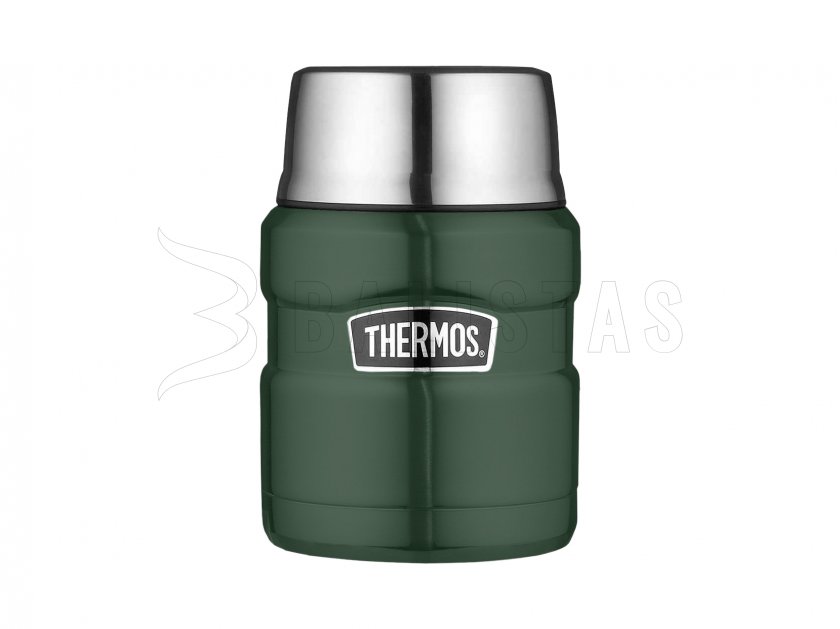 Termoska na jídlo se lžičkou Thermos King 0,47 l zelená