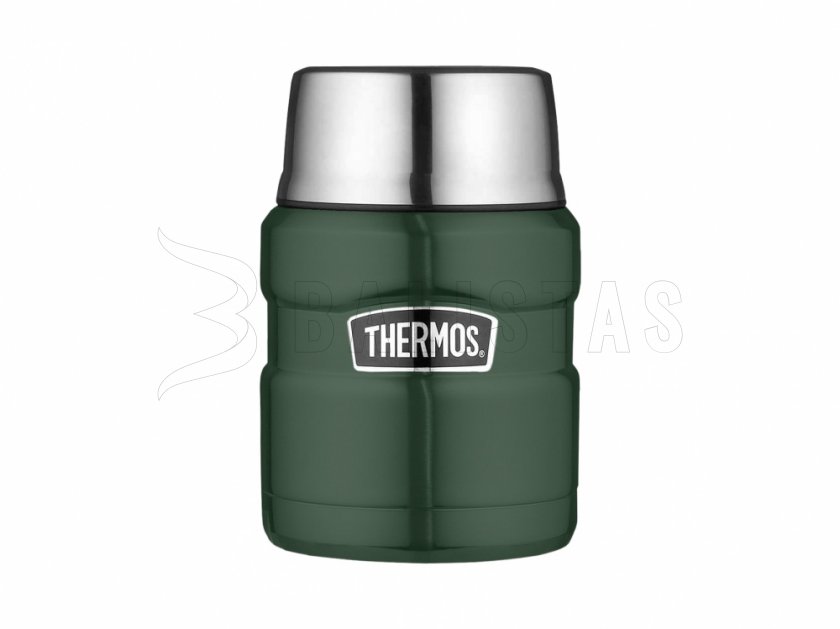 Termoska na jídlo se lžičkou Thermos King 0,47 l zelená