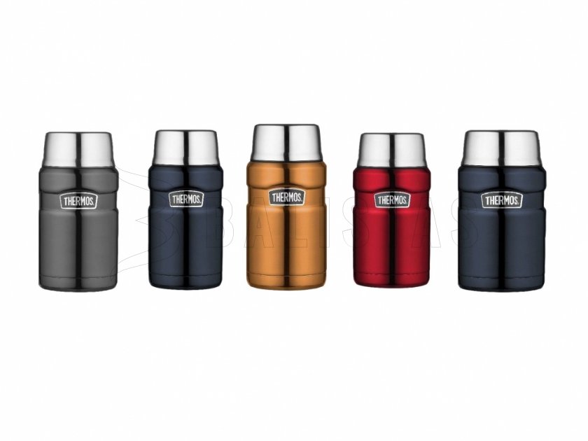 Termoska na jídlo se lžičkou Thermos King 0,71 l hnědá