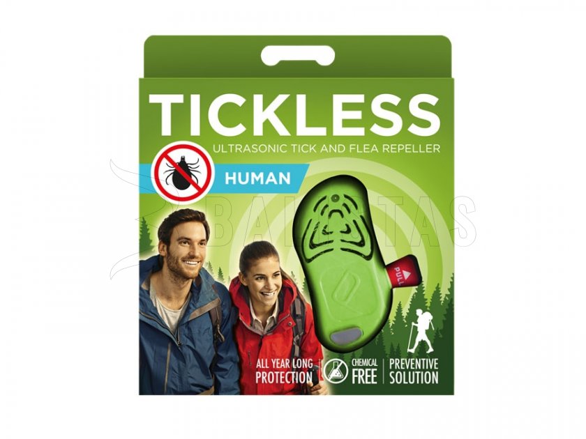 Odpuzovač klíšťat pro lidi Tickless zelený