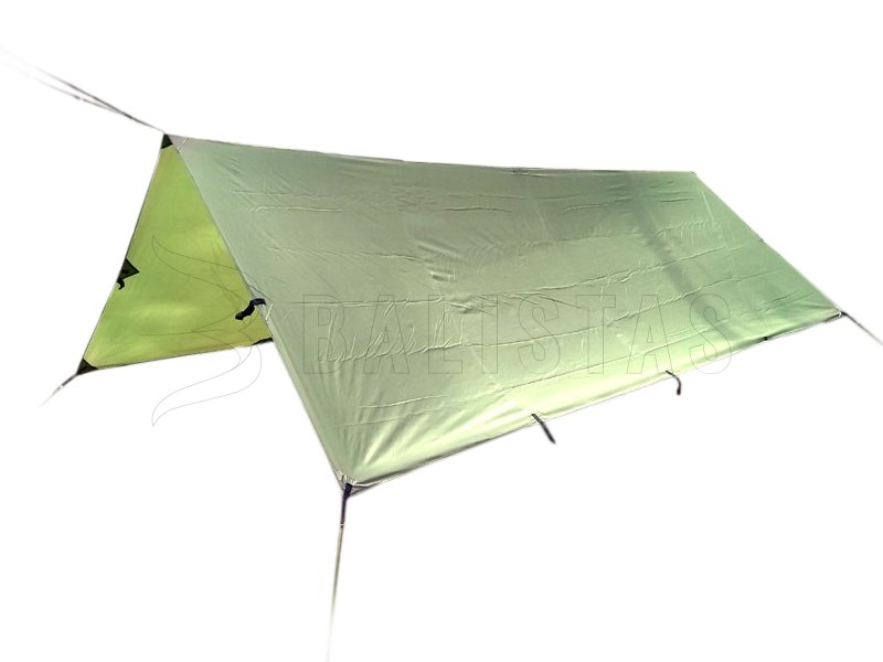 Turistická plachta tarp Tigerwood Tectum 3x3 m zelená