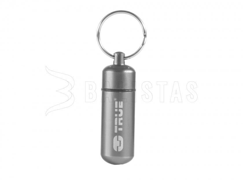 Přívěsek s úložištěm True Utility CashStash TU241 stříbrný