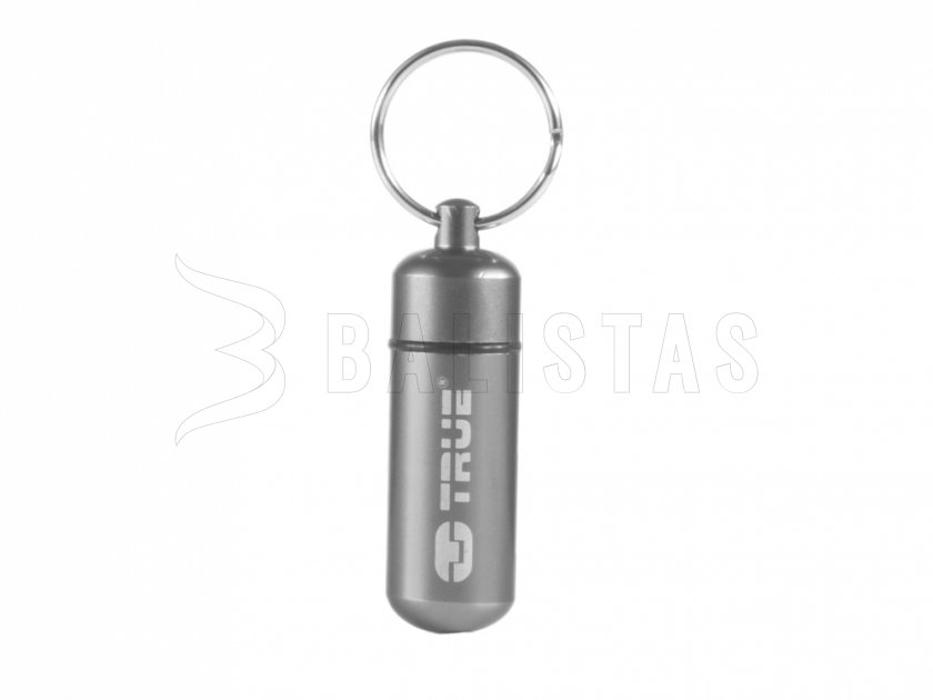 Přívěsek s úložištěm True Utility CashStash TU241 stříbrný