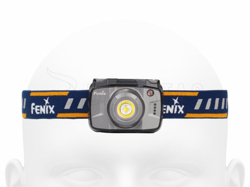 Čelová diodová svítilna Fenix HL32R šedá