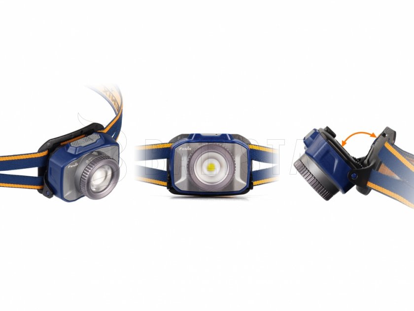 Čelová diodová svítilna Fenix HL40R modrá