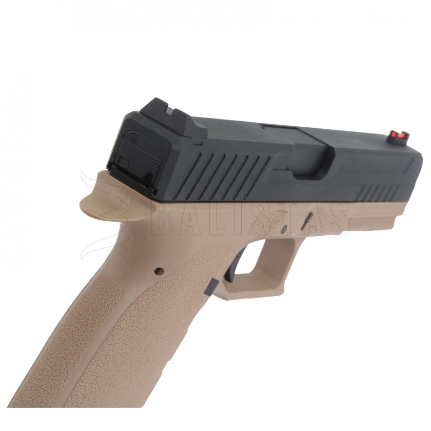 Airsoft pistole KJ Works KP13 (TAN)
