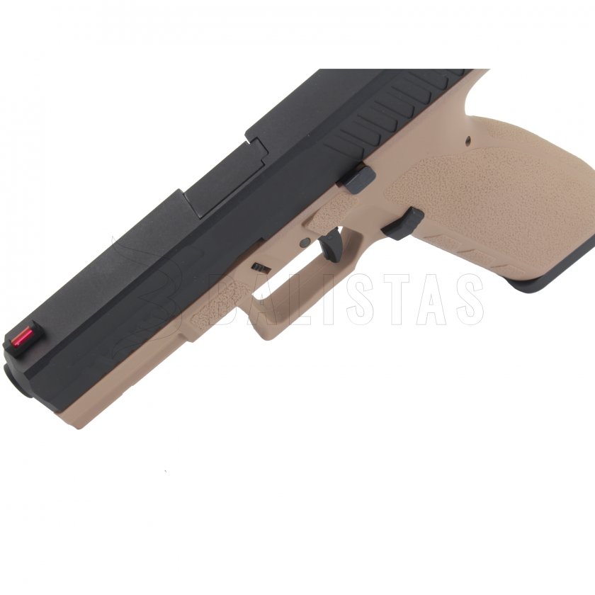 Airsoft pistole KJ Works KP13 CO2 (TAN)
