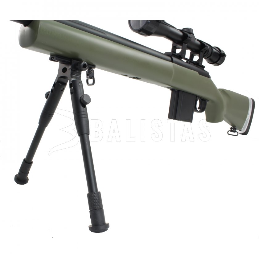 Airsoft sniper (MB4405 Green s puškohledem)