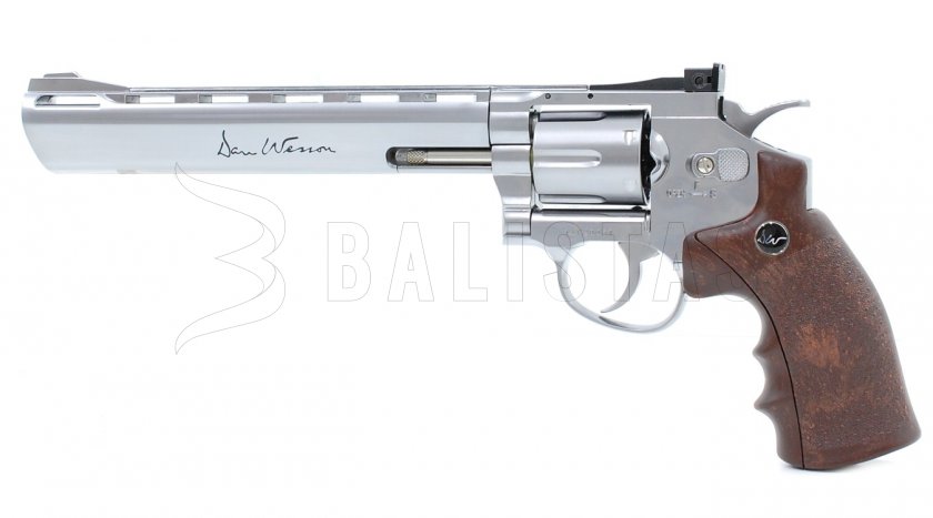 Vzduchový revolver ASG Dan Wesson 8" Silver 4,5mm