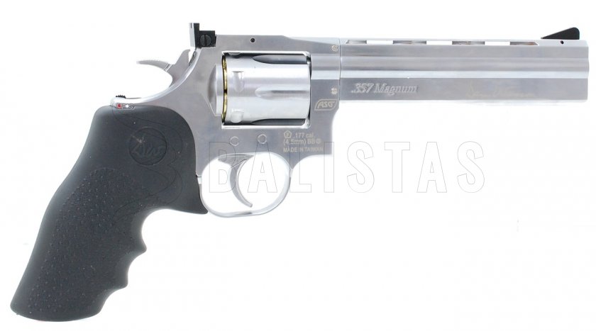 Vzduchový revolver ASG Dan Wesson 715 6" Silver