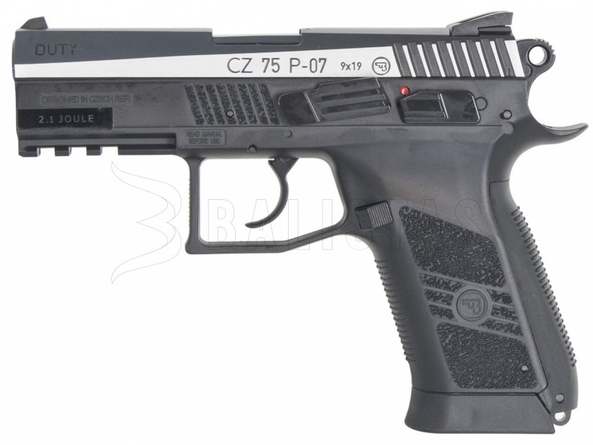 Vzduchová pistole ASG CZ 75 P-07 Duty DT Blowback 4,5mm