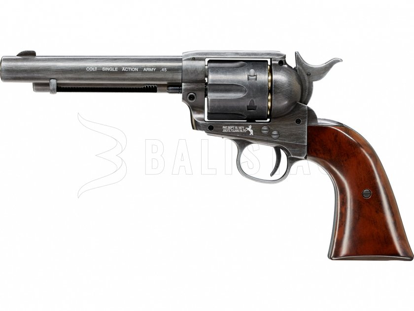 Vzduchový revolver Umarex Colt Single Action Army SAA .45 Antique 4,5mm