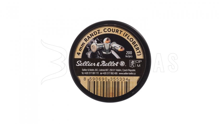Flobertové náboje Sellier&Bellot 4mm kulička 200ks