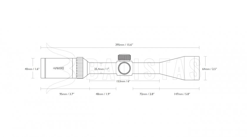 Puškohled Hawke Vantage 6-24x50 AO Mil Dot IR