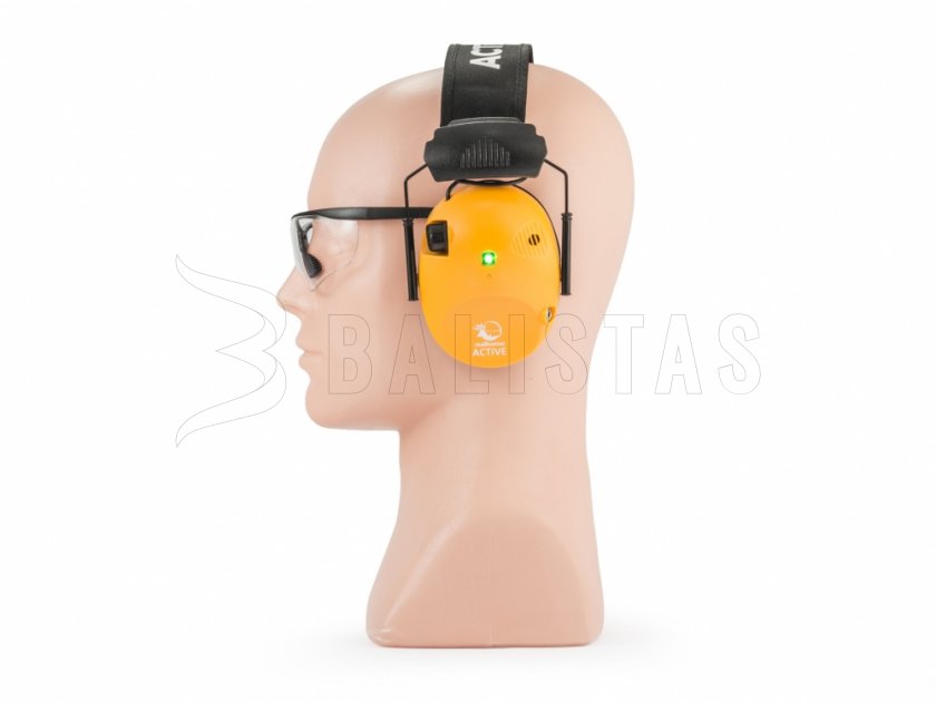 Sluchátka RealHunter Aktivní Pro Oranžové + Brýle