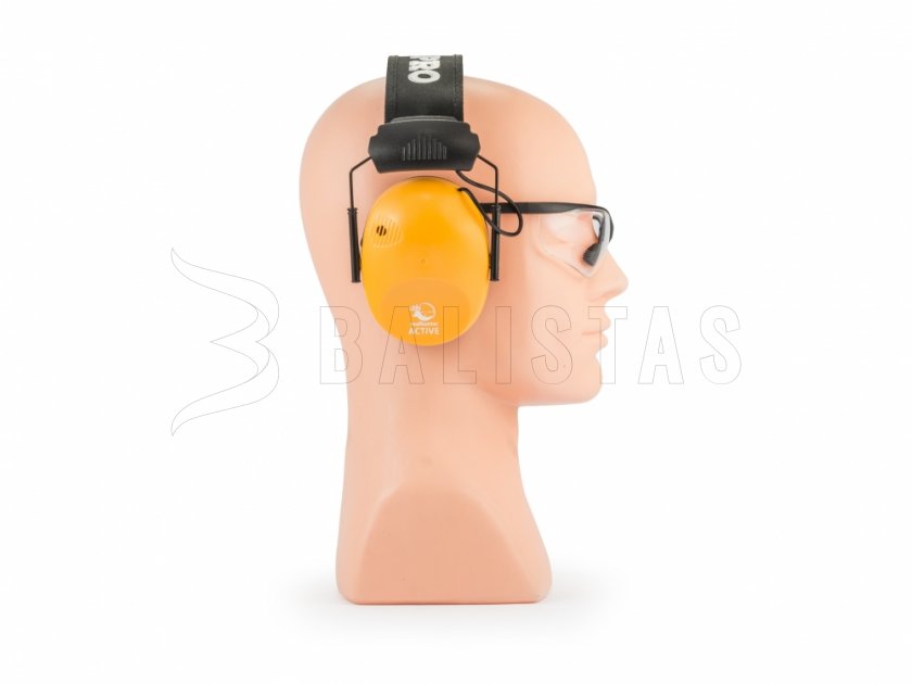 Sluchátka RealHunter Aktivní Pro Oranžové + Brýle