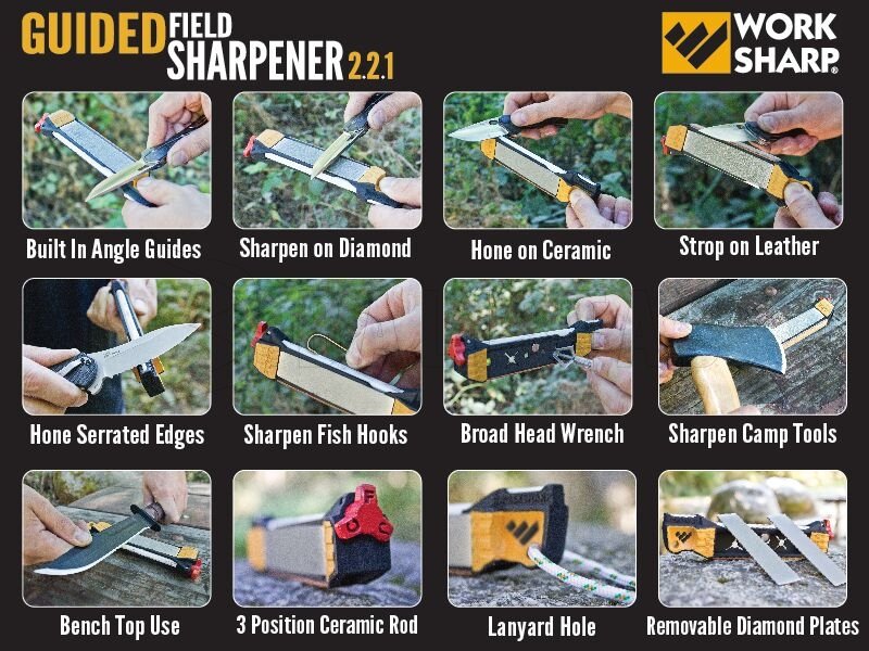 Brousek Work Sharp Guided Field Sharpener