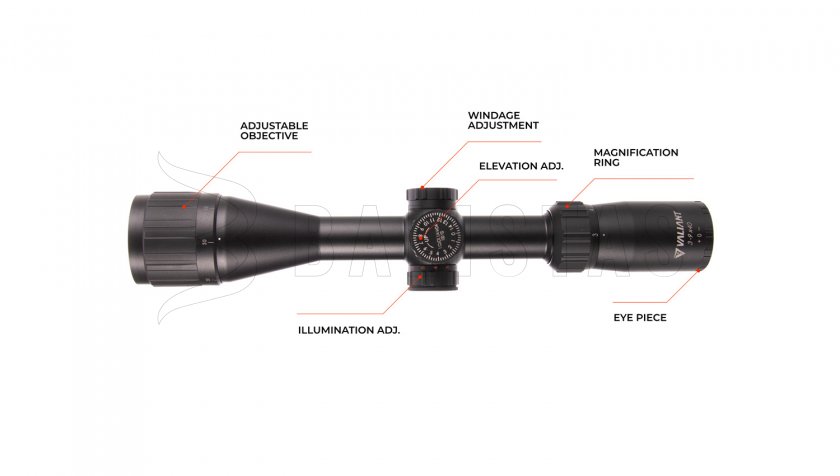 Puškohled Valiant Themys 3-9x40 AO SIR RAQ