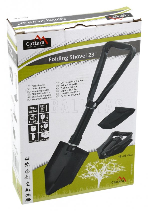 Lopatka skládací kovová 58 cm 6